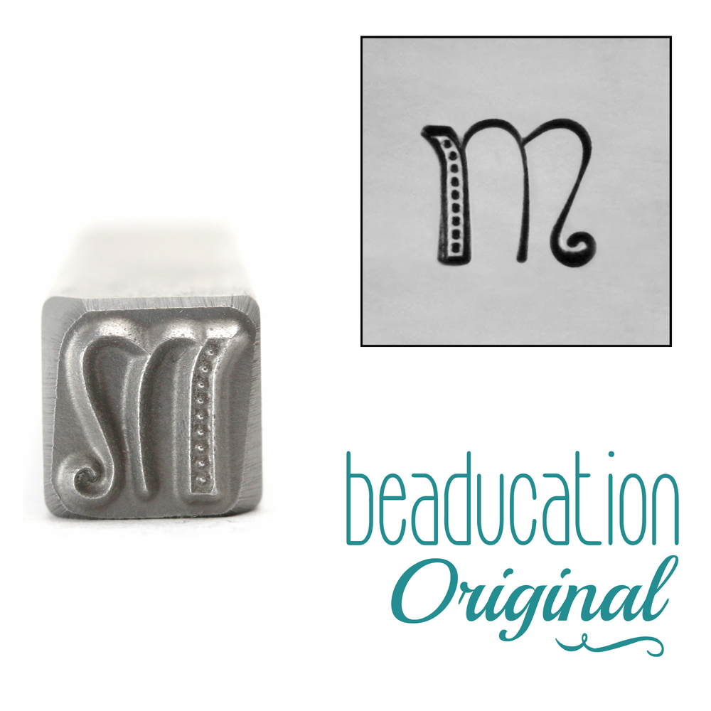 Metal Stamping Tools Kismet Letter "M" 7mm - Beaducation Original